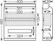 Hensel KV 9230 Automatengehäuse, 18TE, IP65, HxBxT 483x403x129 mm, grau