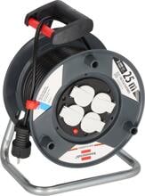 Brennenstuhl Garant E Kabeltrommel, IP20, 25m Kabel, schwarz (1215056)