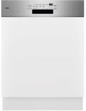 AEG GT7200B1SGM 7000 Teilintegrierter Geschirrspüler, 60 cm breit, 13 Maßgedecke, AquaSave, AirDry, ExtraSilent, Besteckkorb, Edelstahl (911463019)