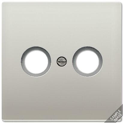 Jung AL2990TVD Abdeckung f. Antennen-Steckdose, dark (lackiertes Aluminium)