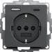 Gira 245928 SCHUKO-Steckdose 16 A 250 V~ mit Shutter und USB-Spannungsversorgung 2fach Typ A / Typ C, Anthrazit