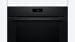Bosch HBA572BB4 A+ Einbaubackofen, 60 cm breit, 71 L, Pyrolyse, TouchControl, 6 Heizarten, 10 Automatikprogramme, schwarz