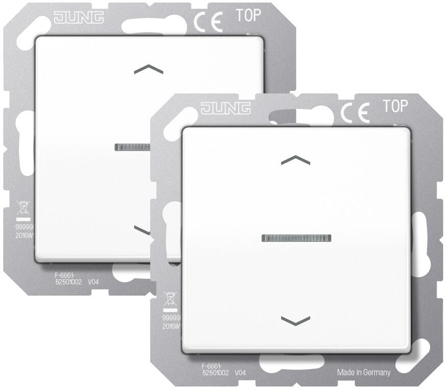 Jung JH-PBESCHAWW JUNG HOME Beschattungsset besteht aus 2 x 1730 JE mit 2 x BT A 17101 P WW