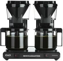Moccamaster KGB 744 Filterkaffeemaschine, doppelt 2x 1,25 L, 3040 W, schwarz