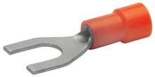 Klauke 620C5 Quetschkabelschuhe, Gabelform, 0,5-1qmm, M5, rot