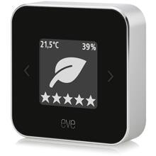 Eve Room HomeKit, Raumklima- & Luftqualitäts-Monitor, schwarz/silber (10EBX9901)