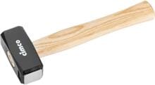 Cimco Fäustel DIN 6475/1193, 1.000 g, mit poliertem, geschweiftem Hickory-Stiel (130880)