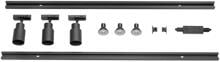 SLV PURI 2.0 Triple Track Set für 1-Phasen-Hochvolt-Schienensystem, 3 Sports, 2 Schienen und Zubehör, GU10, schwarz/schwarz (1008903)