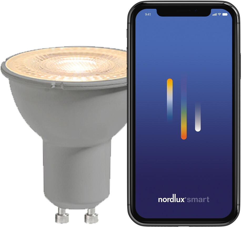 Nordlux Smart GU10, Outdoor Leuchtmittel, 2200-6500K, 345L, 4,2W, dimmbar, klar (2170031000)