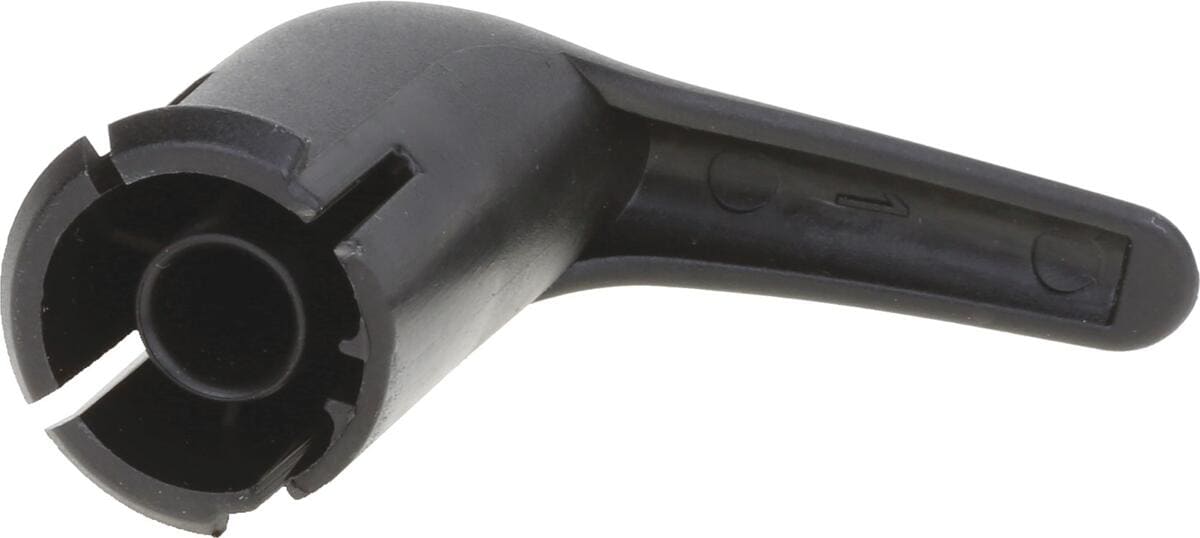 Bosch Siemens 00173785 Haken, Kabelschnellabwurf, SCHWARZ