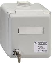 Rutenbeck (10010056) ApG-I g Aufputzgehäuse für Industrieeinsatz, lichtgrau