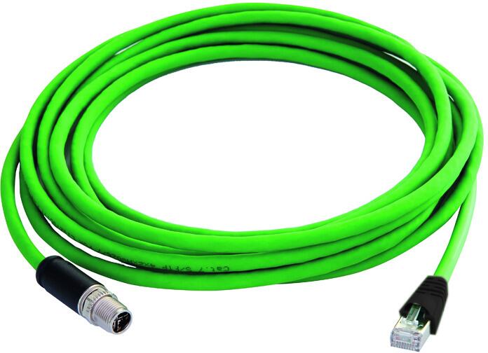 Telegärtner Patchkabel STX M12x1-RJ45, 5m (100017246)