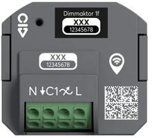 Busch-Jaeger 62851 U-WL Dimmaktor, 1-fach, 230 V AC, free@home Wireless, Unterputzmontage, grau/anthrazit (2CKA006710A0036)