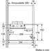 Bosch DFL094A51 EEK: A Flachschirmhaube, 90cm breit, Ab-/Umluft, EcoSilence Drive, Intensivstufe, silbermetallic