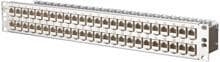 METZ CONNECT 130924-E E-DAT modul 48x8(8) 1,5HE Patchfeld Cat.6A, Edelstahl