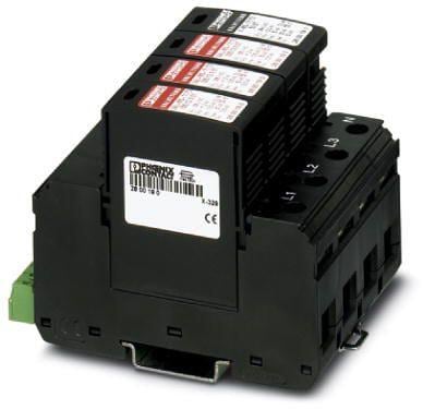 Phoenix Contact Blitzstrom- /Überspannungsableiter Typ 1/2 - VAL-MS-T1/T2 335/12.5/3+1-FM (2800183)