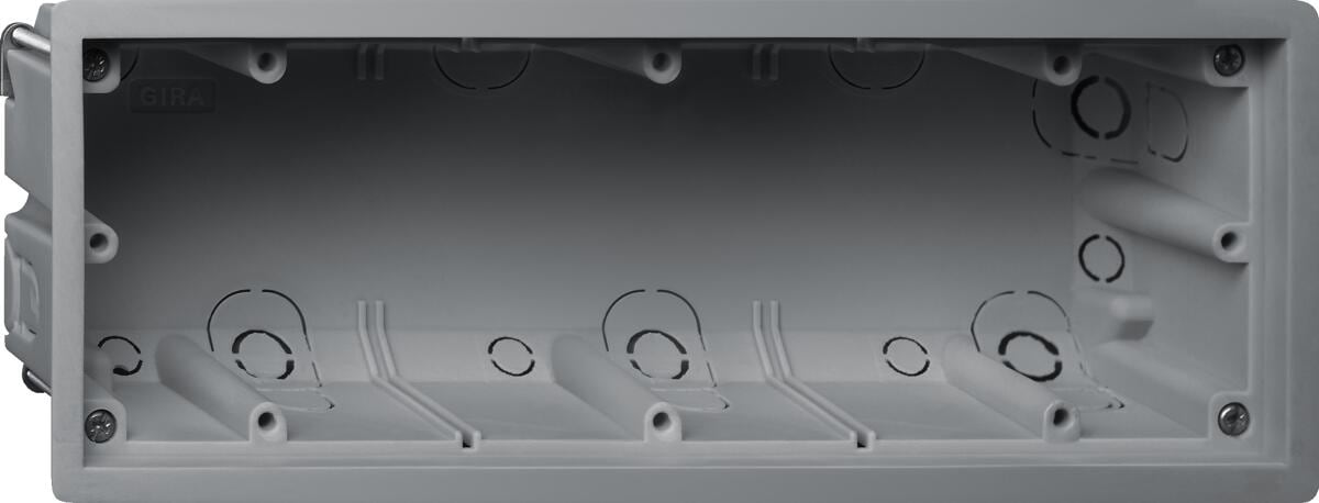 E22 Gerätedose für die flache Montageart 3-fach Gira 289800