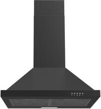 PKM 6090BV A++ Wandhaube, 60 cm breit, 355 m³/h, 3 Leistungsstufen, LED-Beleuchtung, schwarz