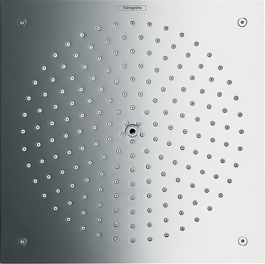 hansgrohe Raindance Duschkopf 260/260 1 Strahlart, Metall, 15 l/min, 260 x 260 mm, Chrom, (26472000)