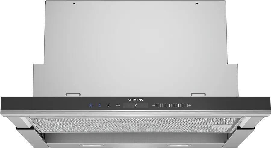 Siemens LI69SA684 EEK:A iQ700 Flachschirmhaube, 60 cm breit, 935 m³/h, Ab-/Umluft, softLight, Boost-Funktion, Edelstahl