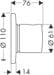 hansgrohe Ab- und Umstellventil S Trio/ Quattro Unterputz, Messing, Chrom, (15932000)