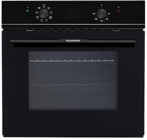 Wolkenstein WMO 70 EEK: A Einbaubackofen, 60 cm breit, 62 L, ECO Funktion, Grillfunktion, Timer, schwarz