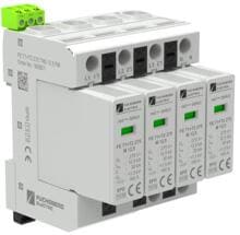 Fuchsberg Electric TNS 12,5 FM Kombiableiter mit Fernmeldekontakt, Typ 1+2, REG, grau (565821)