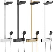 hansgrohe Pulsify S Duschsystem 260 2 Strahlarten mit ShowerTablet Select 400, Kunststoff, 13,3 l/min, 260 mm