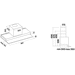 Falmec Move Flachschirmhaube, 90cm breit, 800 m3/h, voll versenkbarer Auszug, Metallfettfilter, LED-Beleuchtung, Weiß (100285)