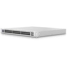 Ubiquiti Unifi Switch Enterprise 48 POE Netzwerkswitch 720W, 48x 2,5G RJ45, 4x 10G SFP+, Layer 3, silber (USW-Enterprise-48-PoE)