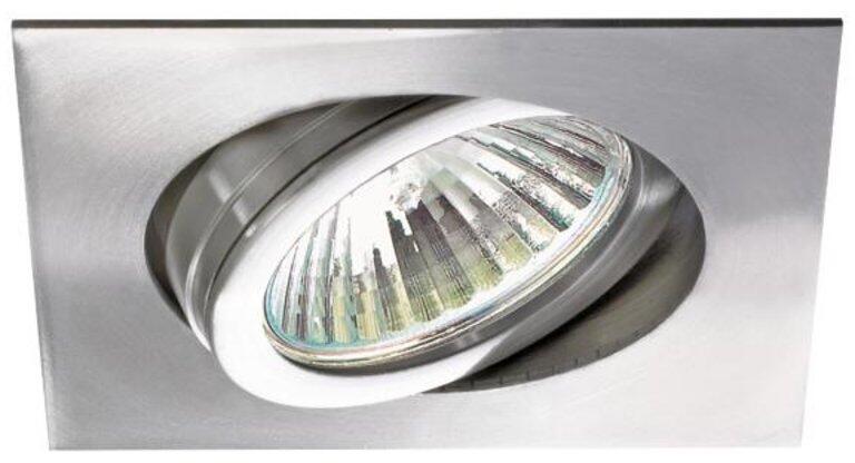 Brumberg GILLAN-S Einbaustrahler V4A, GU10, 10W, schwenkbar, quadratisch, Edelstahl (36148220)