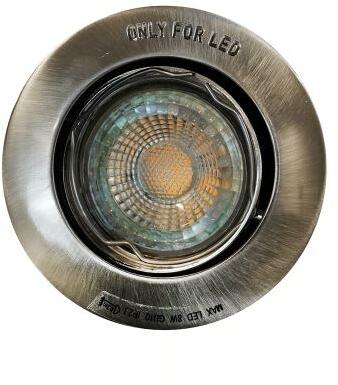 Nordlux Mixit Einbaustrahler, GU10, IP23, gebürtsteter Stahl (71820132)