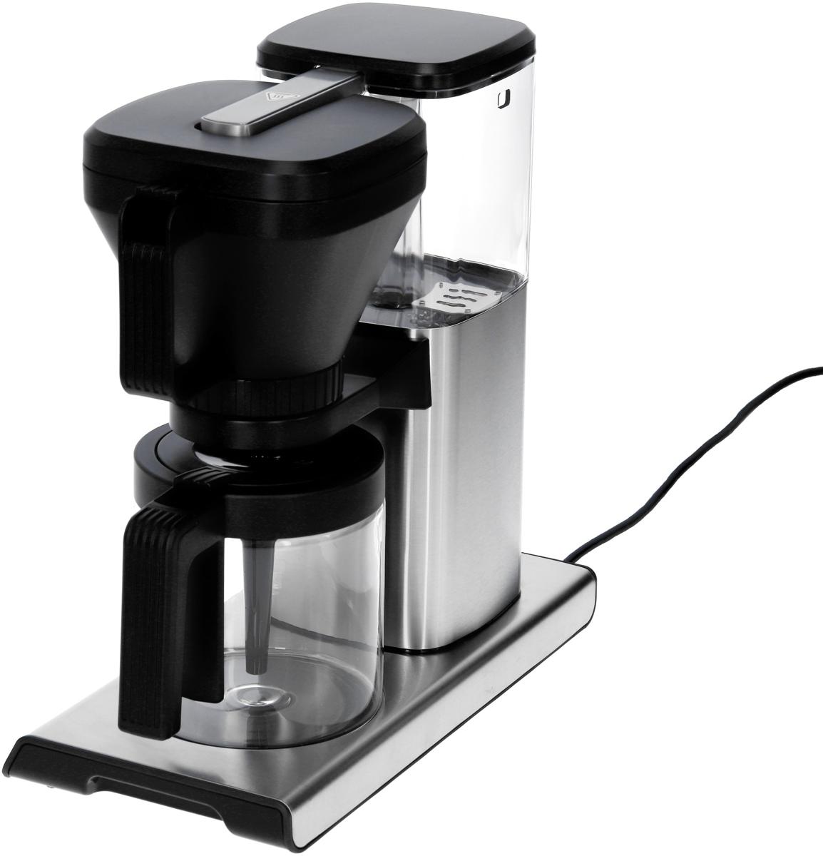 Elektroshop 10 Advanced, Glaskanne, Filterkaffeemaschine, Design Wagner 42706 Gastroback Einzeltassenfunktion, edelstahl/schwarz Brew Tassen,