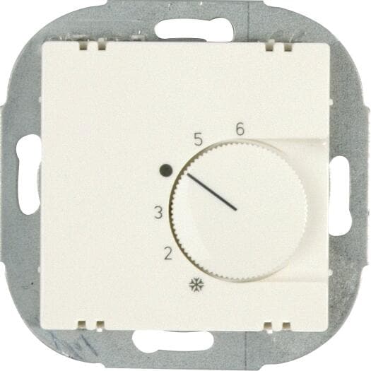 OPUS 55 Raumtemperaturregler Öffner, polarweiß-seidenmatt (512.998.66)