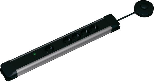 Bachmann 330.142 Steckdosenleiste Connectus, Energy Saver, grau