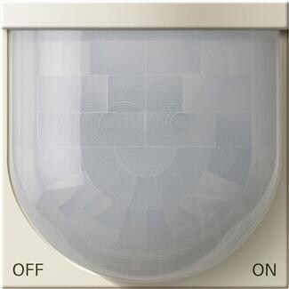 Gira 204101 KNX Bewegungsmelder Standard 2,20 m, System 55, cremeweiß glänzend