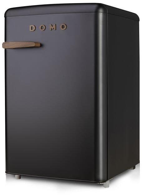 Domo DO91777R Retro Stand Gefrierschrank, 54 cm breit, 80 L, DC-Inverter-Kompressor, mattschwarz Elektroshop Wagner