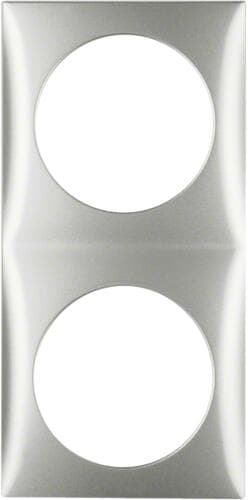 Berker 918262558 Rahmen, 2fach, Integro Flow, chrom matt, lackiert