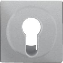 Berker 15076084 Zentralstück für Schlüsselschalter/-taster, Q.1/Q.3, alu samt lackiert