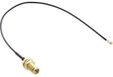 InLine WLAN Adapterkabel, R-SMA Buchse auf U.FL Stecker, 0,2m, für AVM FritzBox (40835B)