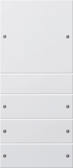 Gira 218403 Wippenset 4f Sys55, Reinweiß glänzend (lackiert)