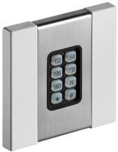 Sommer ENTRAcode+ UP Codetaster, 868,95MHz NEUTRAL-Ausf.,IP54, 5-Befehl mit Blende für Unterputzmontage, weiß (S11187-00001)