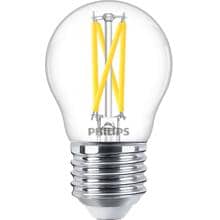 Philips LED Lampe in Tropfenform, E27, 2,5W, 340lm, 2200K, klar (929003012101)
