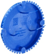 Kaiser 1181-70 Signaldeckel, 70 mm, blau, 25 Stck.