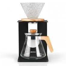 BEEM Pour Over Kaffeebereiter-Set, 4 Tassen, 0,5L, 4-teilig, Aluminium (03382)