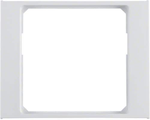 Berker 11087109 Adapterring für Zentralstück, 50 x 50 mm, K.1, polarweiß glänzend