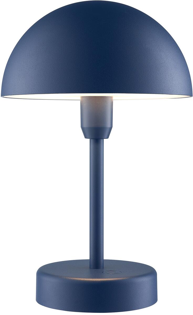 Nordlux Ellen To-Go Tischlampe, Akkuleuchte, IP44, 300lm, 3000K, blau (2418015006)