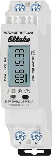 Eltako WSZ14DRSE-32A Wechselstromzähler ohne MID, mit Display (28032716)