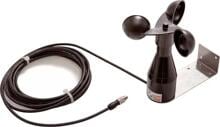 Solar-Log 220061 Windsensor, zum Anschluss an Sensor Box Professional Plus, 5m Anschlusskabel, schwarz