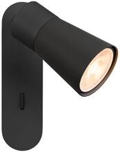 SLV PURI 2.0 Wand- und Deckenaufbauleuchte mit Schalter, rund, 1x max.6W, GU10
